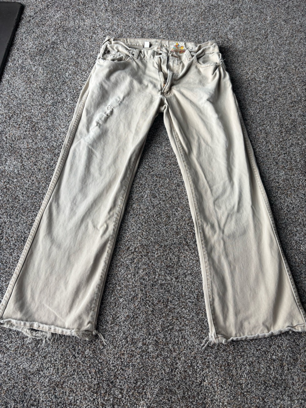 Vintage Hollister California Bootcut Jeans Mens 32 Y2K Distressed Made in Mexico